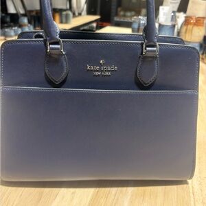 Kate Spade Blue Leather Handbag